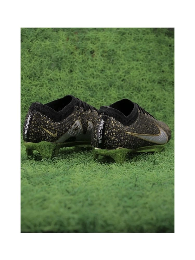 Nike Air Zoom Mercurial Vapor 15 Elite FG - Black/Metallic Gold
