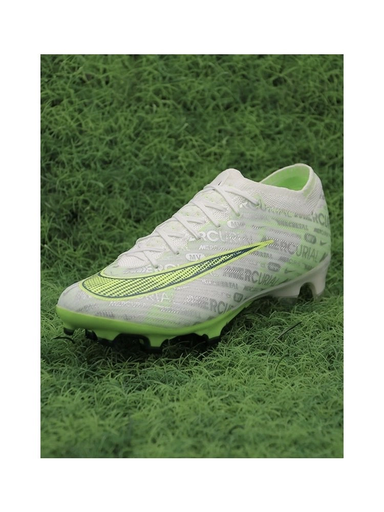 Nike Air Zoom Mercurial Vapor 15 Elite FG XXV - White/Black/Green