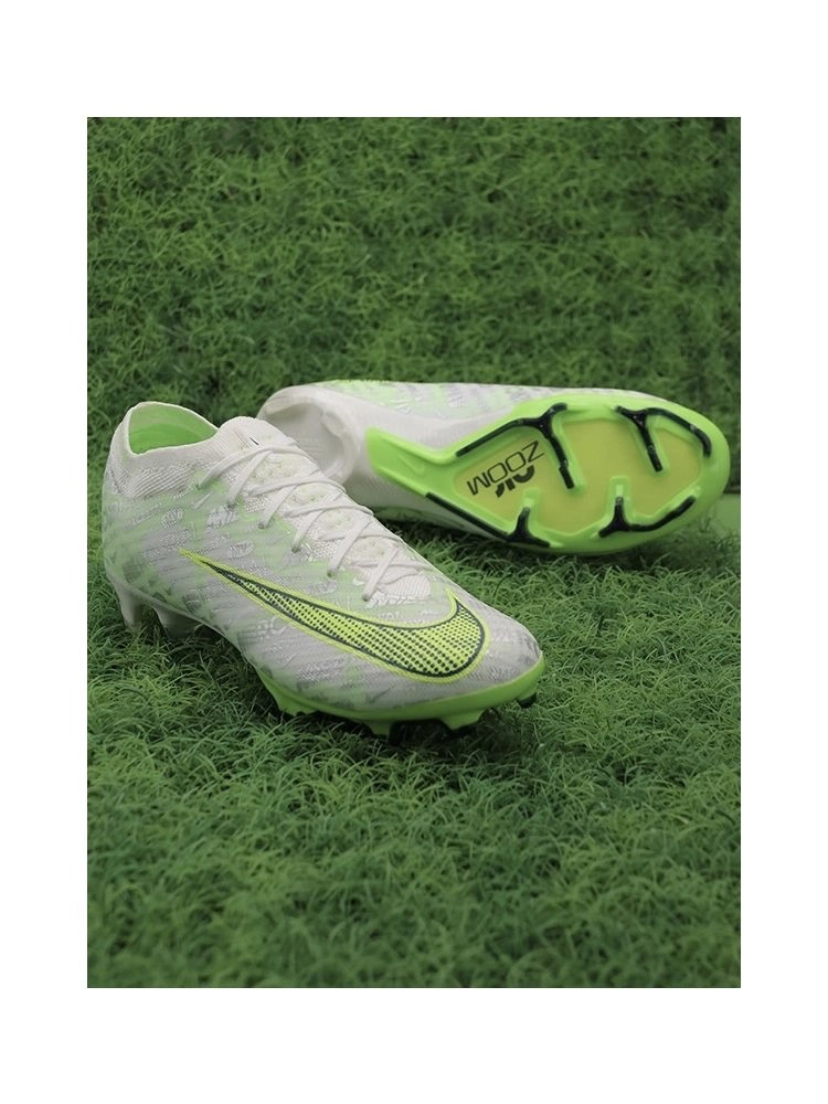 Nike Air Zoom Mercurial Vapor 15 Elite FG XXV - White/Black/Green