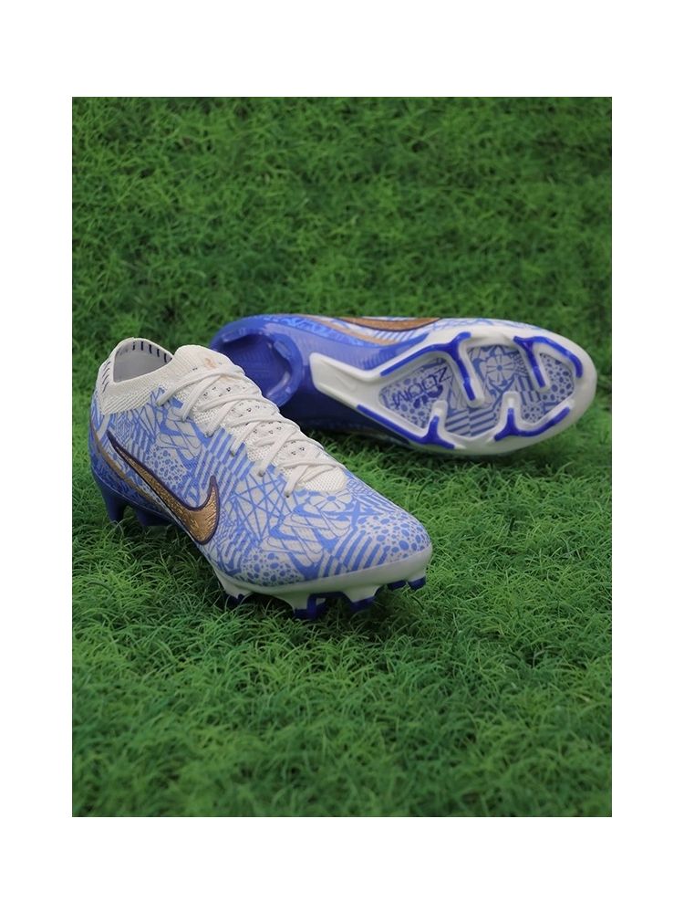 Nike Air Zoom Mercurial Vapor 15 Elite CR7 FG Azulejo - White/Metallic Copper/Concord