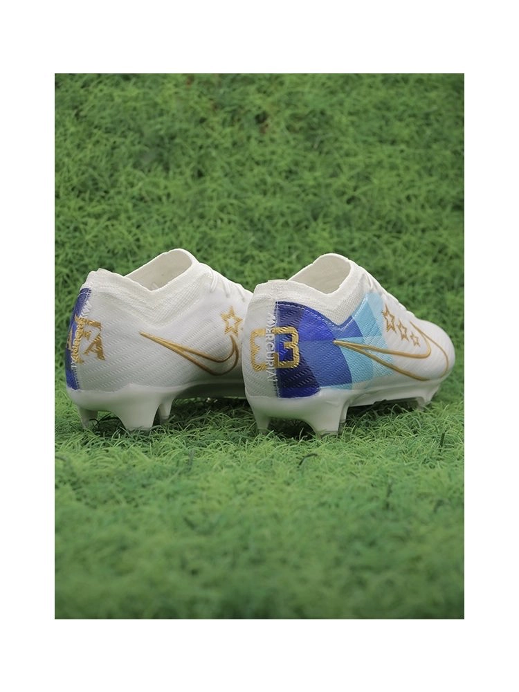 Nike Air Zoom Mercurial Vapor 15 Elite FG - Enzo Fernandez - White/Gold