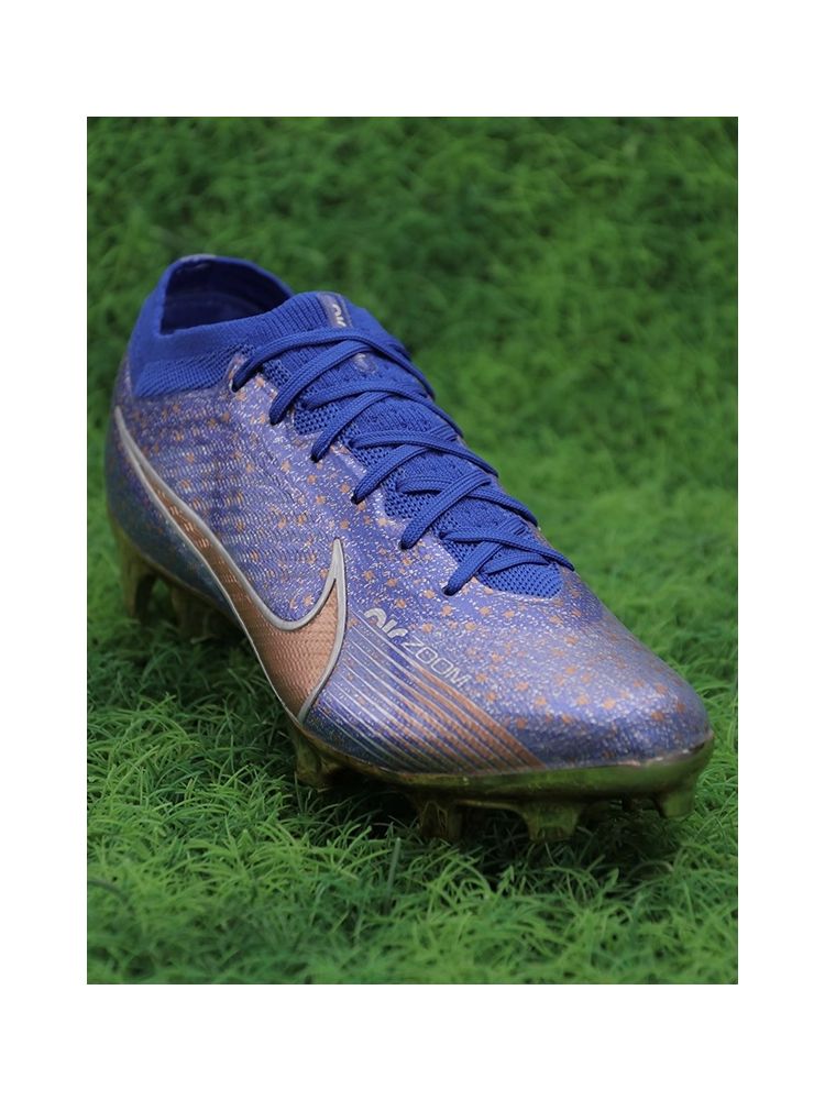 Nike Air Zoom Mercurial Vapor 15 Elite FG - Blue/Metallic Gold