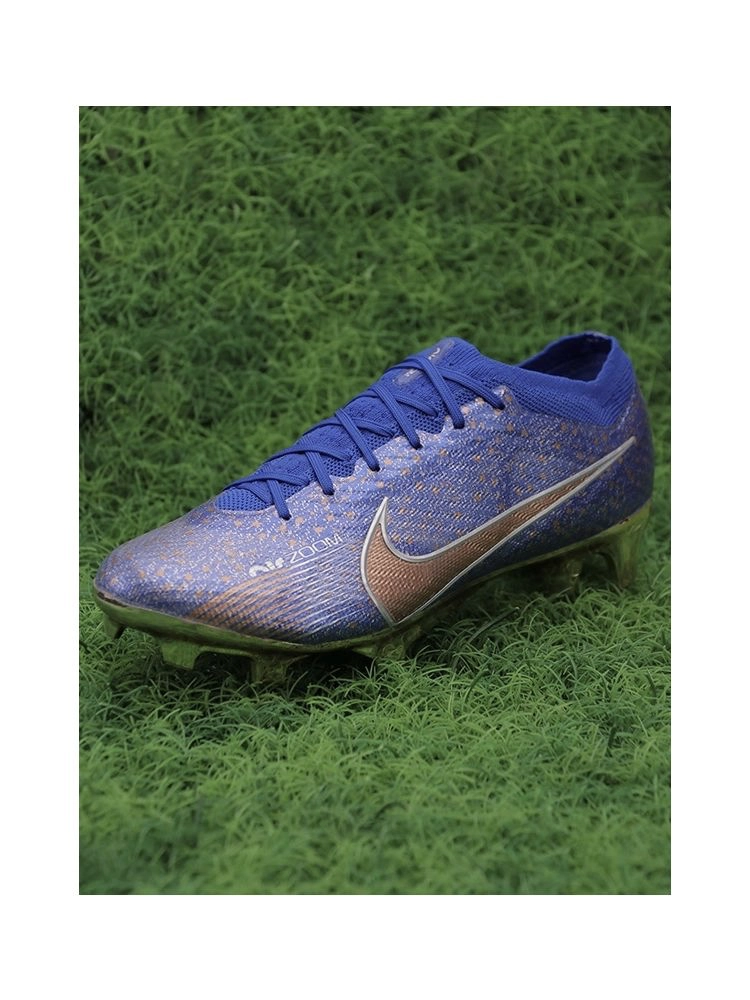 Nike Air Zoom Mercurial Vapor 15 Elite FG - Blue/Metallic Gold