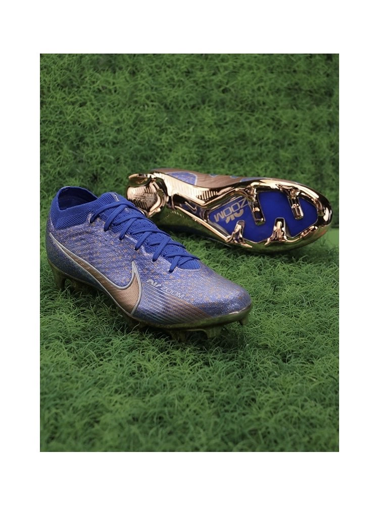 Nike Air Zoom Mercurial Vapor 15 Elite FG - Blue/Metallic Gold