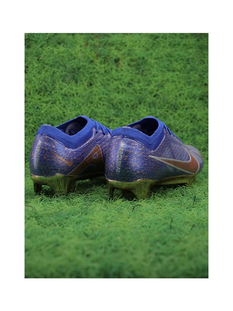 Nike Air Zoom Mercurial Vapor 15 Elite FG - Blue/Metallic Gold