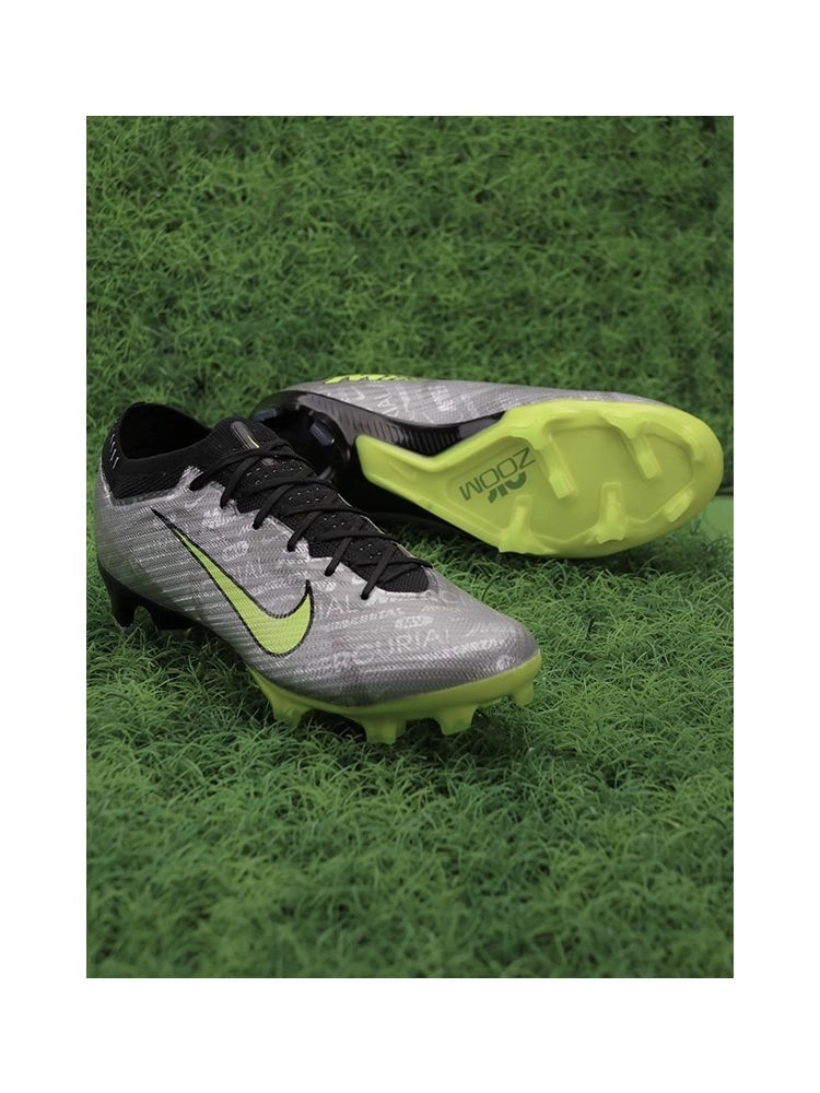 Nike Air Zoom Mercurial Vapor 15 Elite FG XXV - Metallic Silver/Volt/Black