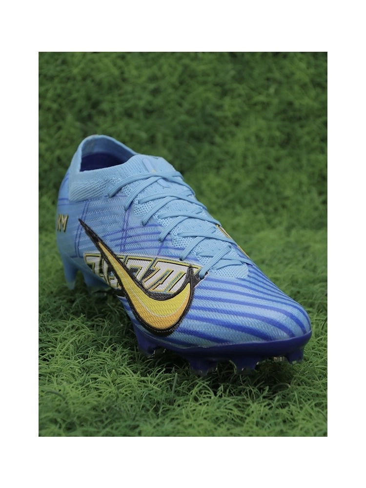 Nike Air Zoom Mercurial Vapor 15 Elite KM FG Mbappé - Baltic Blue/White