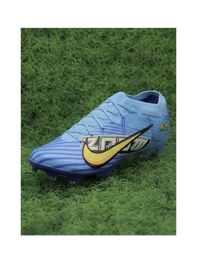 Nike Air Zoom Mercurial Vapor 15 Elite KM FG Mbappé - Baltic Blue/White