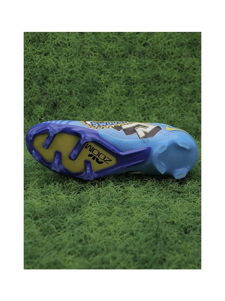 Nike Air Zoom Mercurial Vapor 15 Elite KM FG Mbappé - Baltic Blue/White