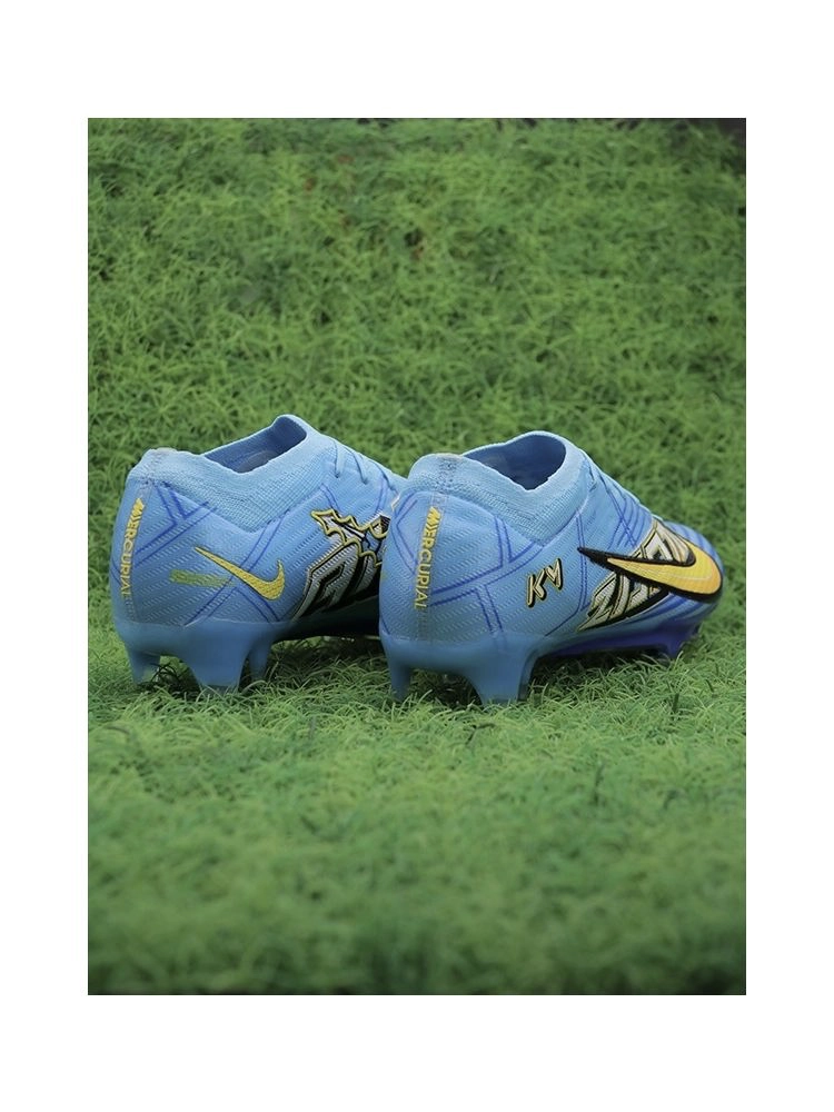 Nike Air Zoom Mercurial Vapor 15 Elite KM FG Mbappé - Baltic Blue/White