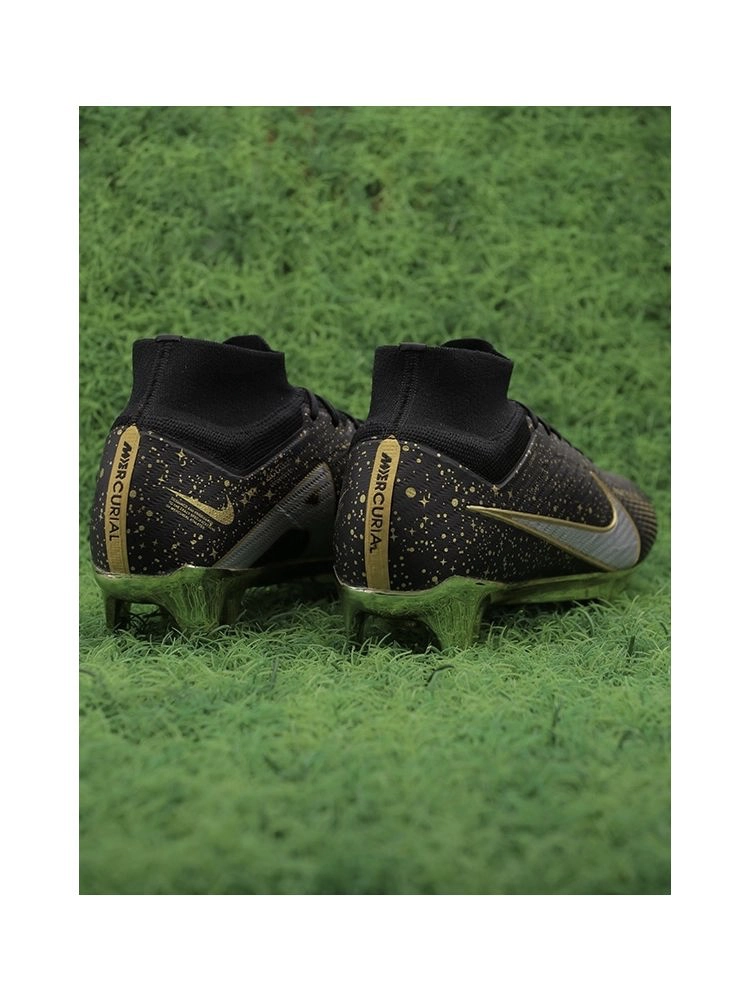 Nike Air Zoom Mercurial Superfly 9 Elite FG - Black/Metallic Gold