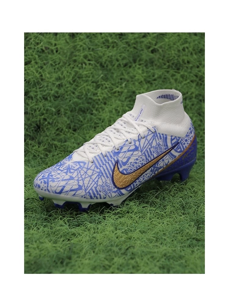 Nike Air Zoom Mercurial Superfly 9 Elite CR7 FG - White/Metallic Copper/Concord