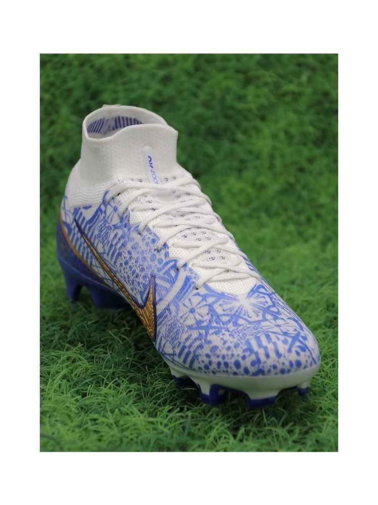 Nike Air Zoom Mercurial Superfly 9 Elite CR7 FG - White/Metallic Copper/Concord