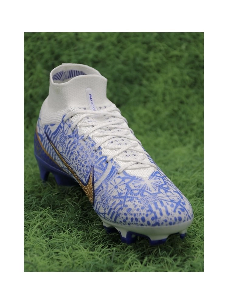 Nike Air Zoom Mercurial Superfly 9 Elite CR7 FG - White/Metallic Copper/Concord
