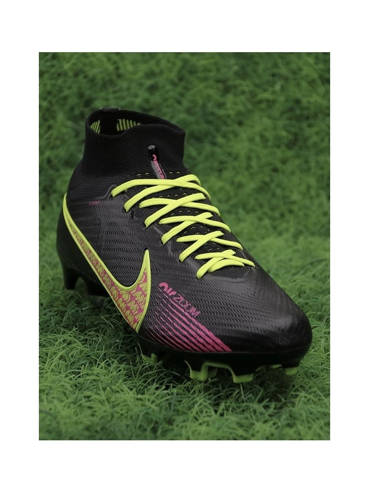 Nike Air Zoom Mercurial Superfly 9 Elite FG Black Yellow