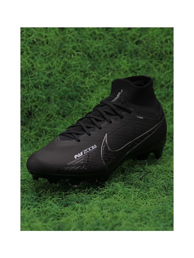 Nike Air Zoom Mercurial Superfly 9 Elite FG - Black/Black Noir/White