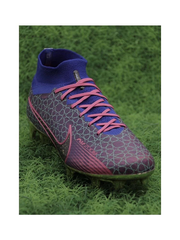 Nike Air Zoom Mercurial Superfly 9 Elite FG - Blue/Metallic Gold