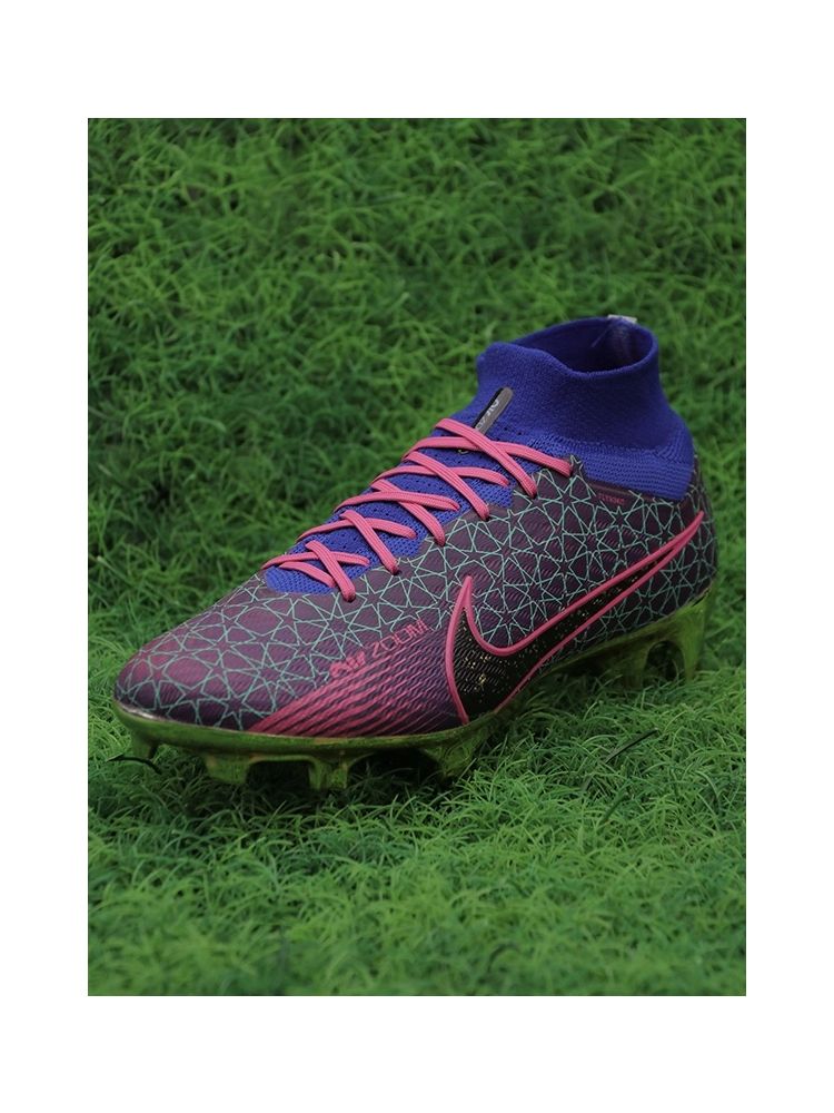 Nike Air Zoom Mercurial Superfly 9 Elite FG - Blue/Metallic Gold
