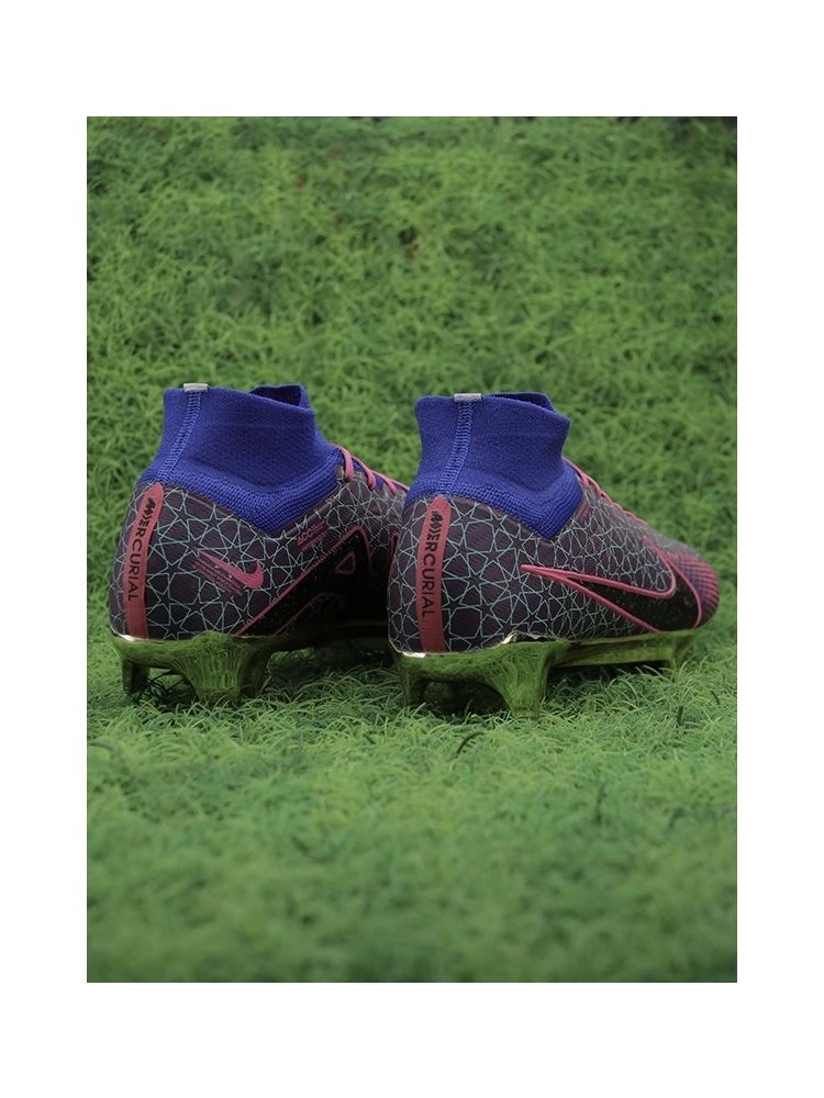 Nike Air Zoom Mercurial Superfly 9 Elite FG - Blue/Metallic Gold