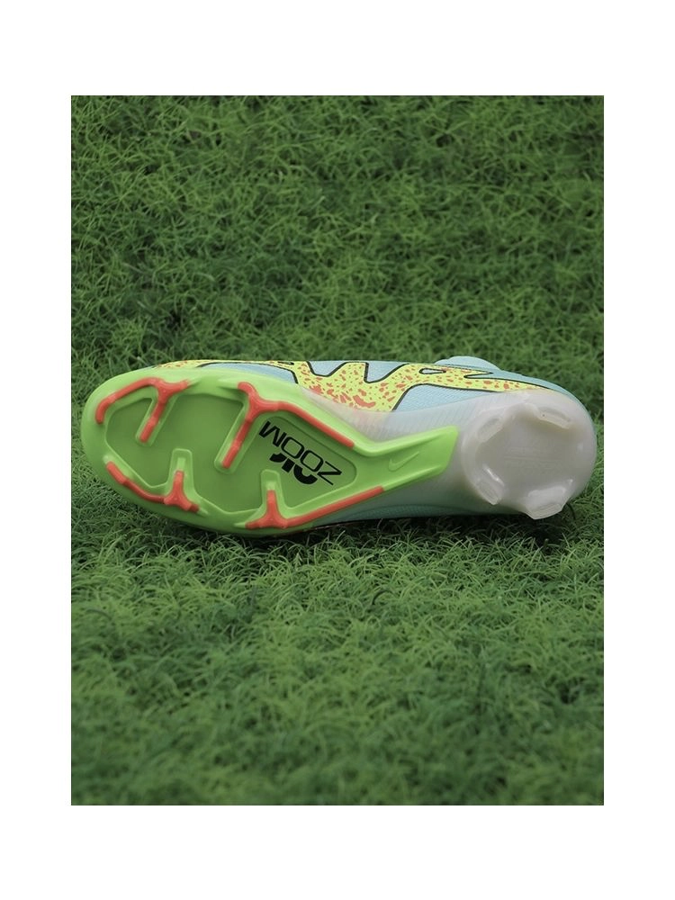 Nike Air Zoom Mercurial Superfly 9 Elite FG - Blue/Volt/Green