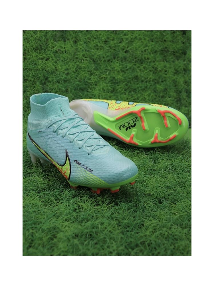 Nike Air Zoom Mercurial Superfly 9 Elite FG - Blue/Volt/Green