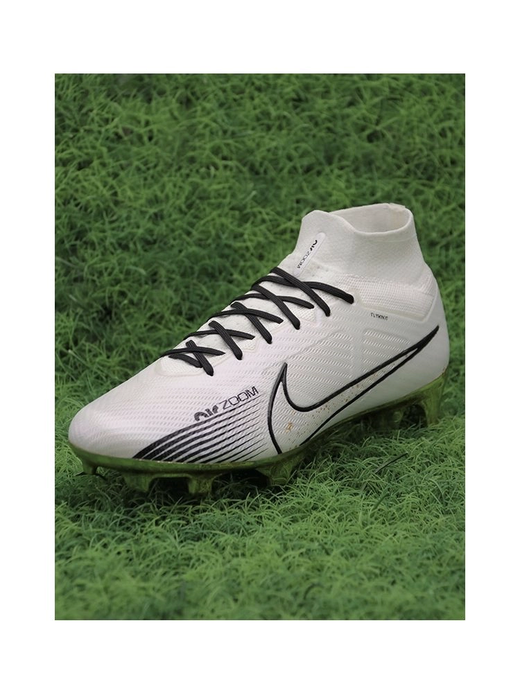 Nike Air Zoom Mercurial Superfly 9 Elite FG - White/Metallic Gold