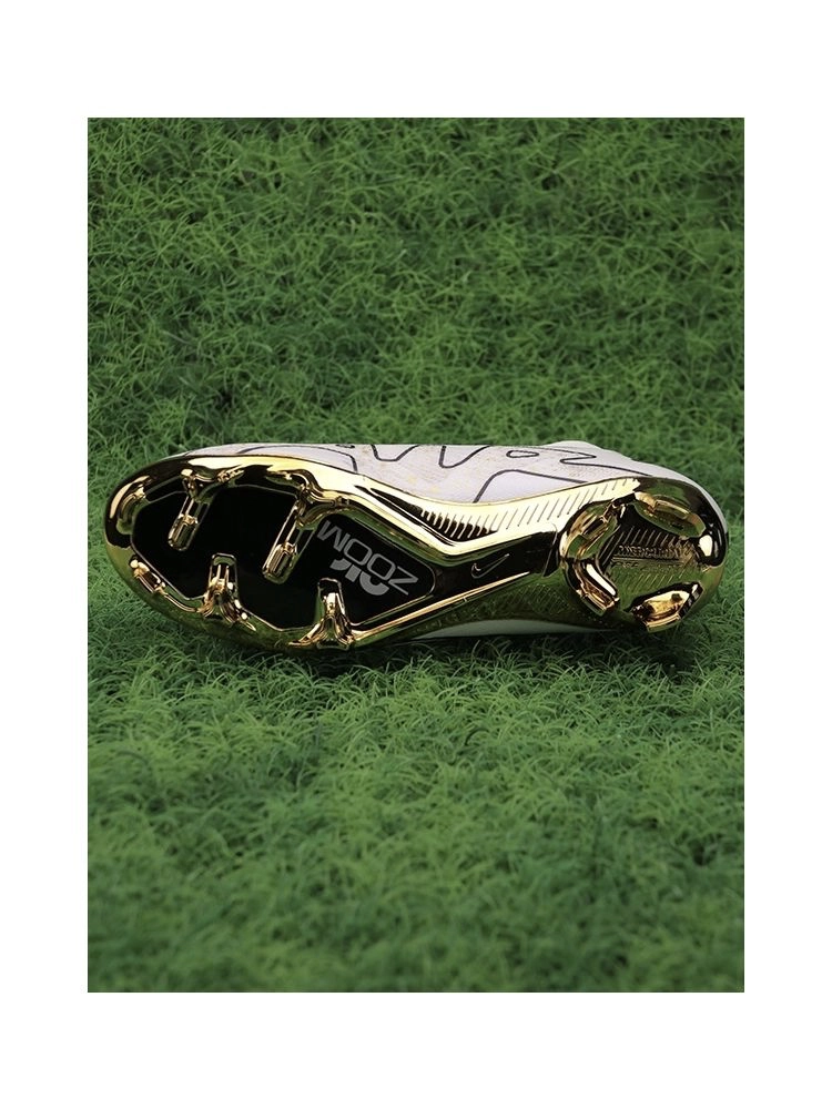 Nike Air Zoom Mercurial Superfly 9 Elite FG - White/Metallic Gold