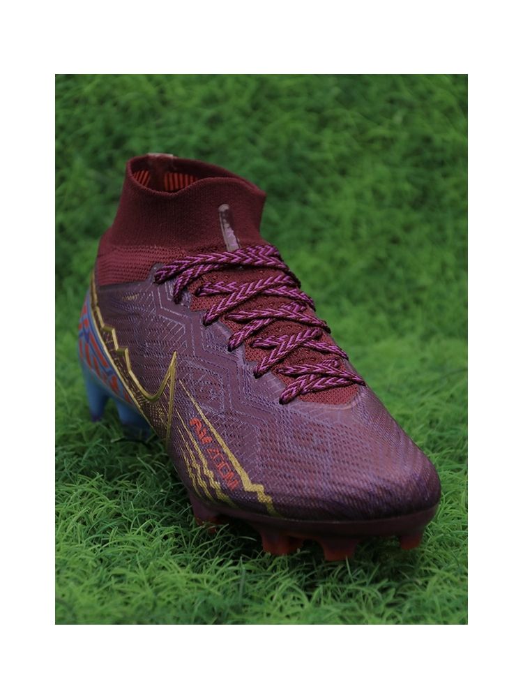 Nike Air Zoom Mercurial Superfly 9 Elite KM FG - Mbappé - Dark Beetroot/Mtlc Vivid Gold