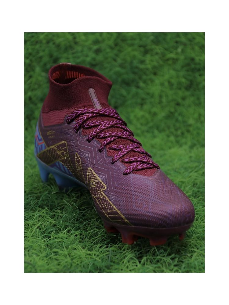 Nike Air Zoom Mercurial Superfly 9 Elite KM FG - Mbappé - Dark Beetroot/Mtlc Vivid Gold