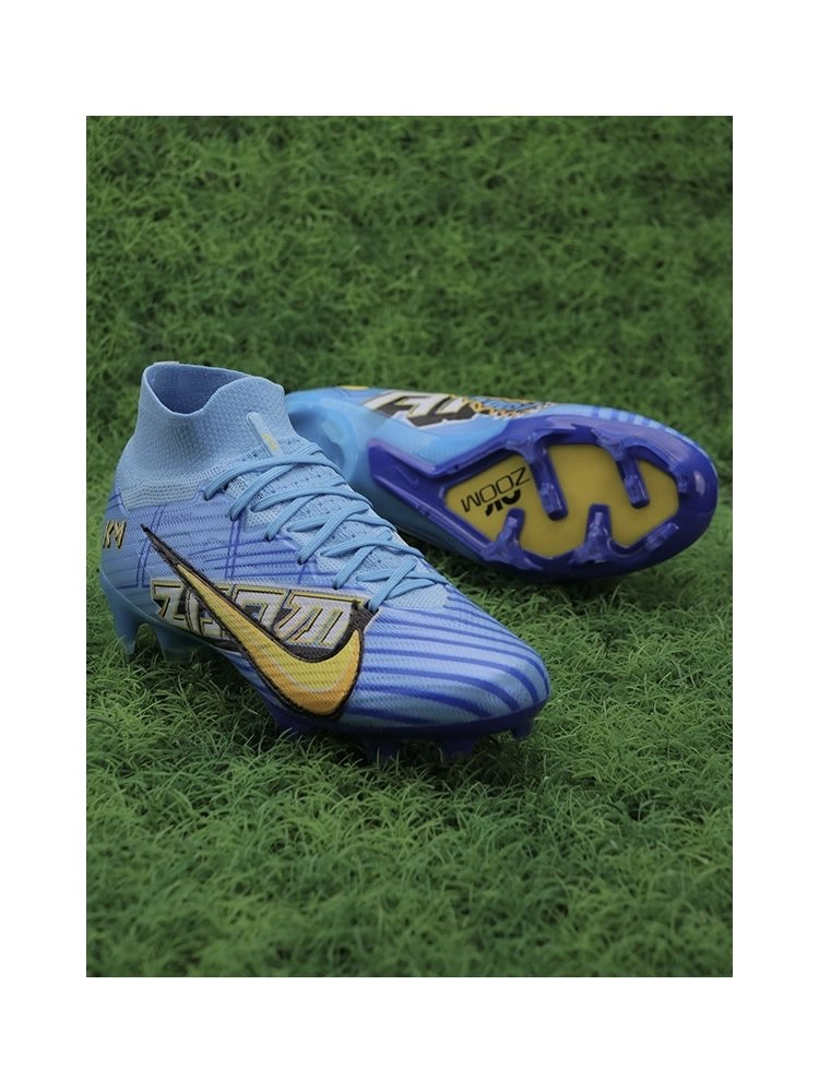 Nike Air Zoom Mercurial Superfly 9 Elite x Mbappé FG - Baltic Blue/White