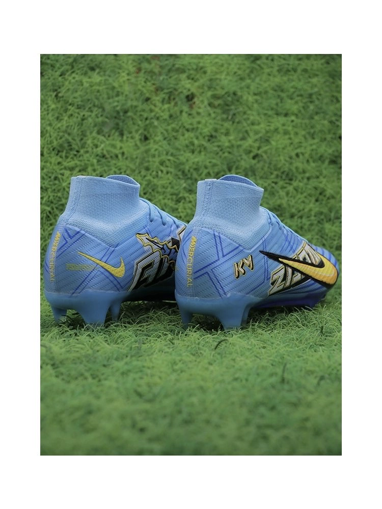 Nike Air Zoom Mercurial Superfly 9 Elite x Mbappé FG - Baltic Blue/White