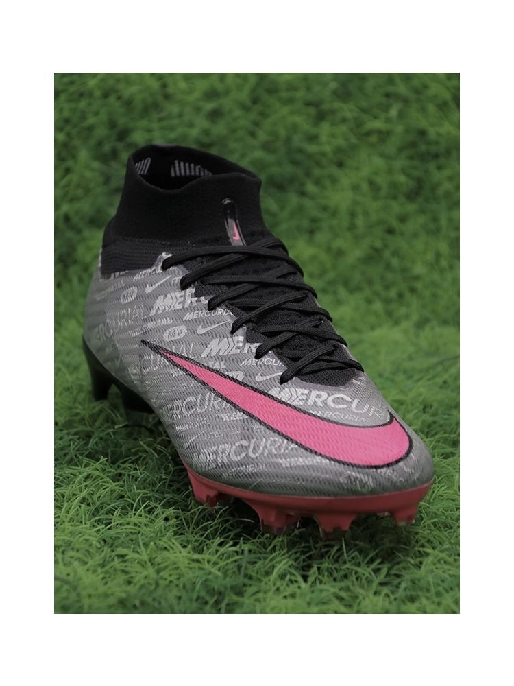 Nike Air Zoom Mercurial Superfly 9 Elite XXV FG - Metallic Silver/Hyper Pink/Black