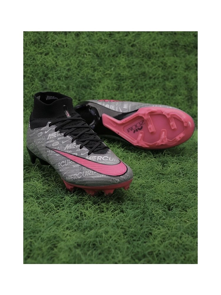 Nike Air Zoom Mercurial Superfly 9 Elite XXV FG - Metallic Silver/Hyper Pink/Black