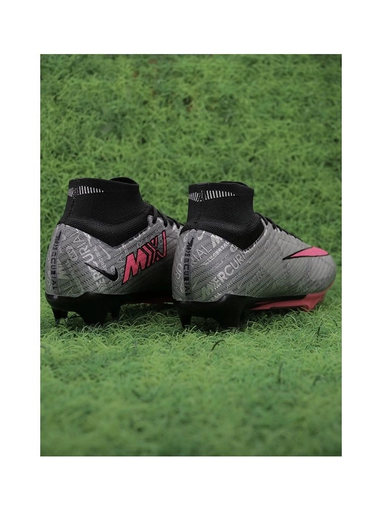 Nike Air Zoom Mercurial Superfly 9 Elite XXV FG - Metallic Silver/Hyper Pink/Black