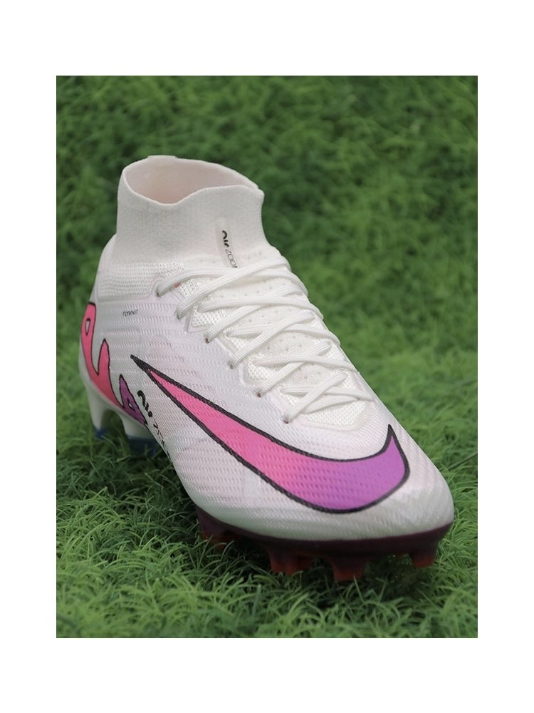 Nike Air Zoom Mercurial Superfly 9 Elite FG - White/Pink