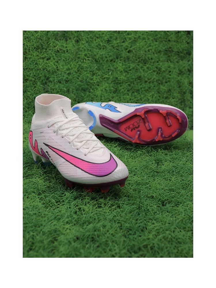 Nike Air Zoom Mercurial Superfly 9 Elite FG - White/Pink