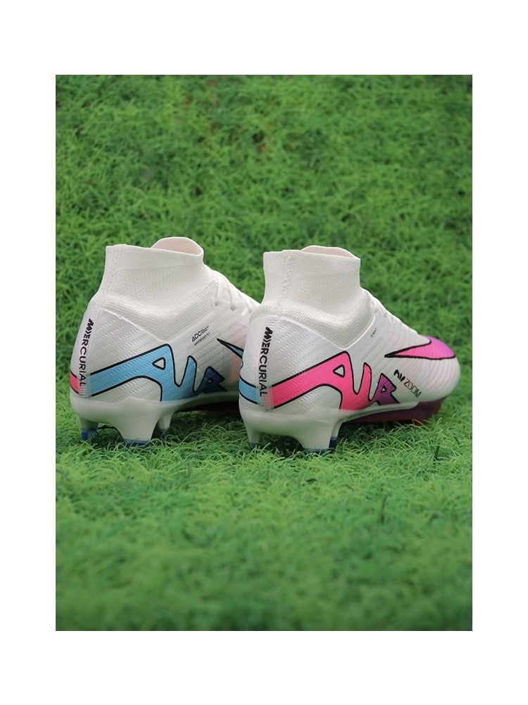 Nike Air Zoom Mercurial Superfly 9 Elite FG - White/Pink