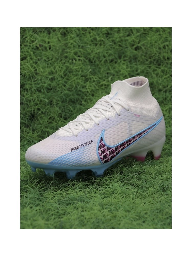 Nike Air Zoom Mercurial Superfly 9 Elite FG - Blast Pack - White/Baltic Blue/Pink Blast