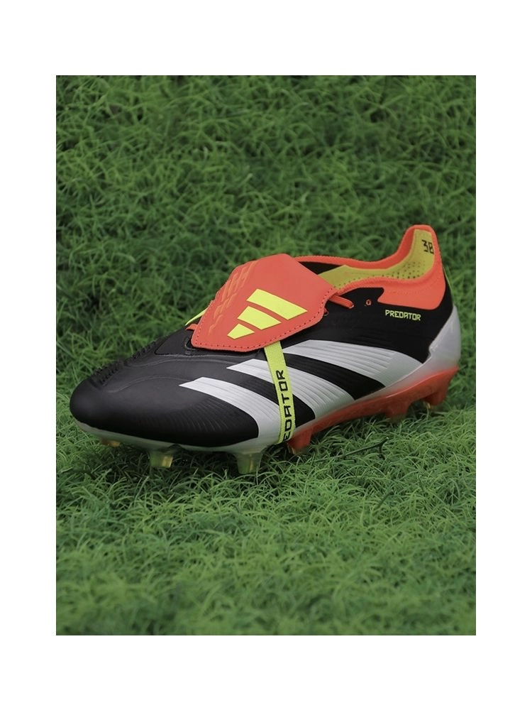 adidas Predator Elite Fold-over Tongue FG Solar Energy - Core Black/Cloud White/Solar Red