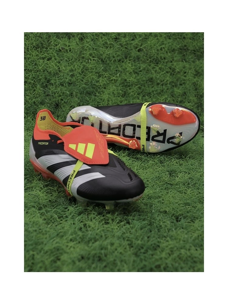 adidas Predator Elite Fold-over Tongue FG Solar Energy - Core Black/Cloud White/Solar Red