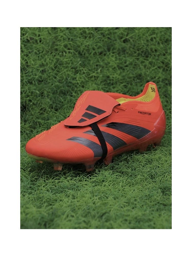 adidas Predator Elite Fold-over Tongue FG Predstrike - Solar Red/Core Black/Solar Yellow