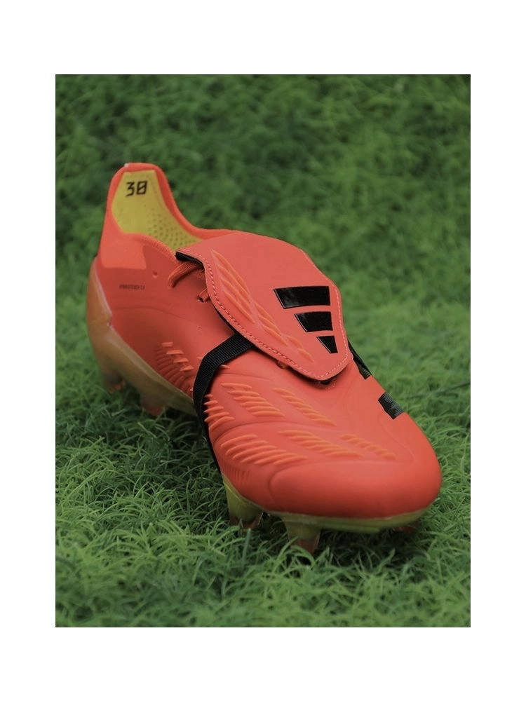 adidas Predator Elite Fold-over Tongue FG Predstrike - Solar Red/Core Black/Solar Yellow