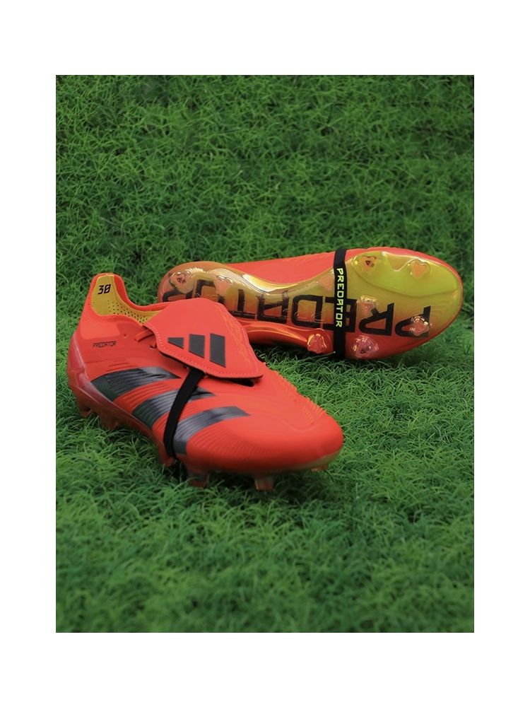 adidas Predator Elite Fold-over Tongue FG Predstrike - Solar Red/Core Black/Solar Yellow