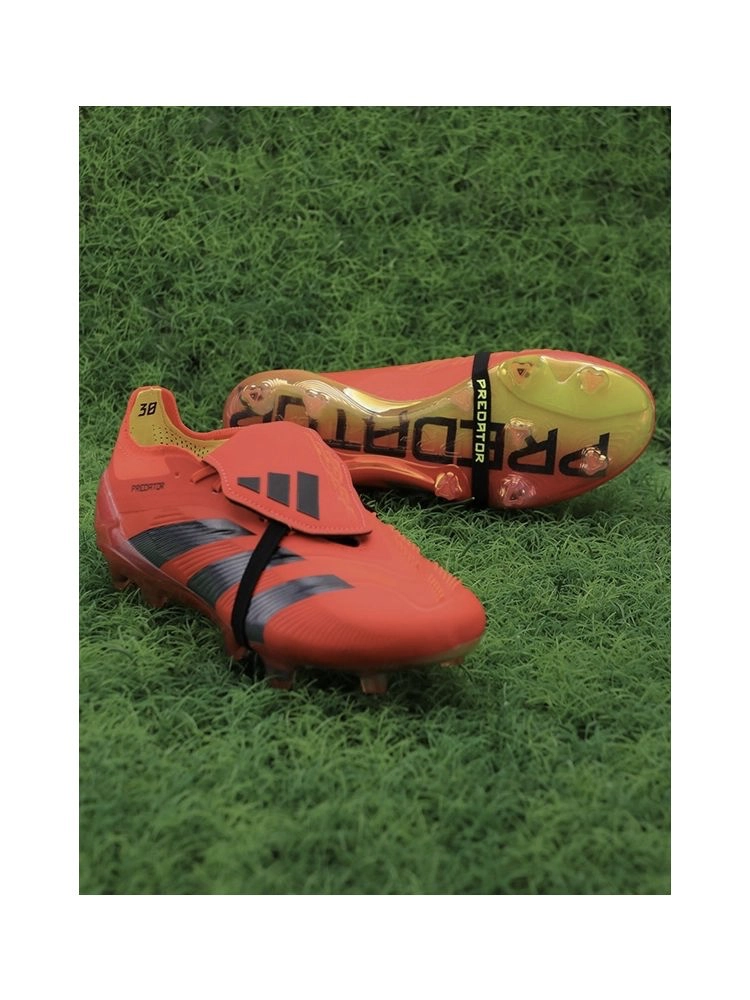 adidas Predator Elite Fold-over Tongue FG Predstrike - Solar Red/Core Black/Solar Yellow