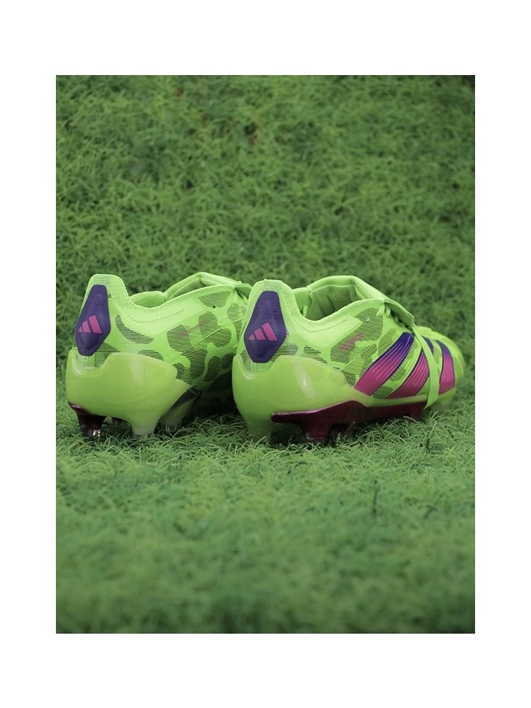 adidas Predator Elite Fold-over Tongue FG Generation Pred - Solar Green/Shock Pink/Lucid Lemon