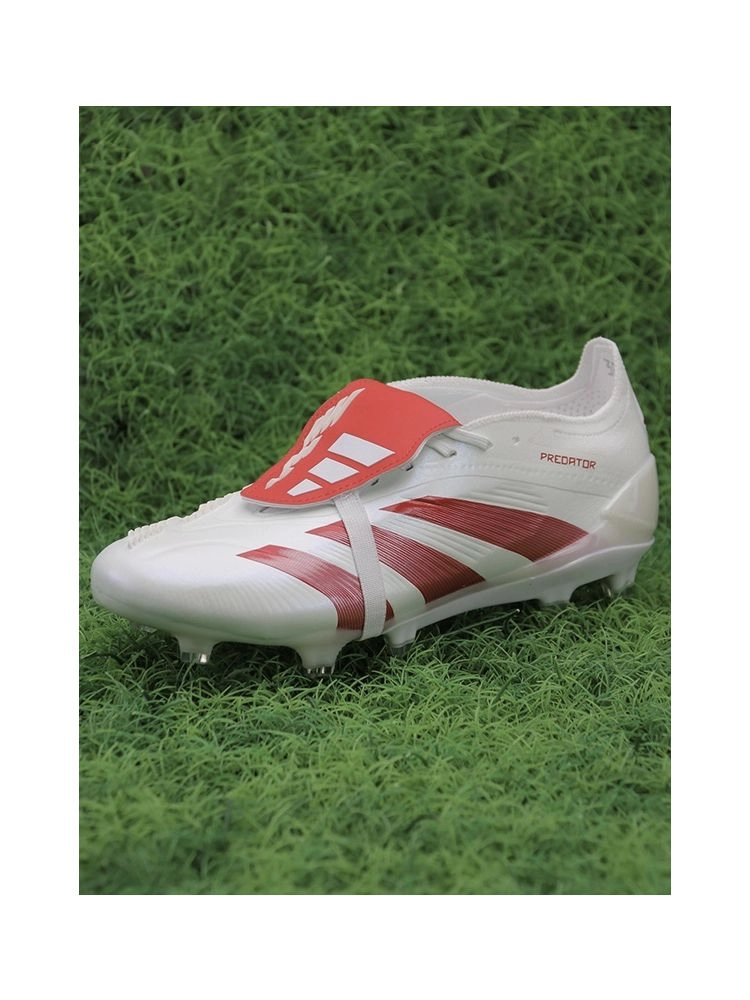 adidas Predator Elite Fold-over Tongue FG PureStrike SE - White/Bright Red