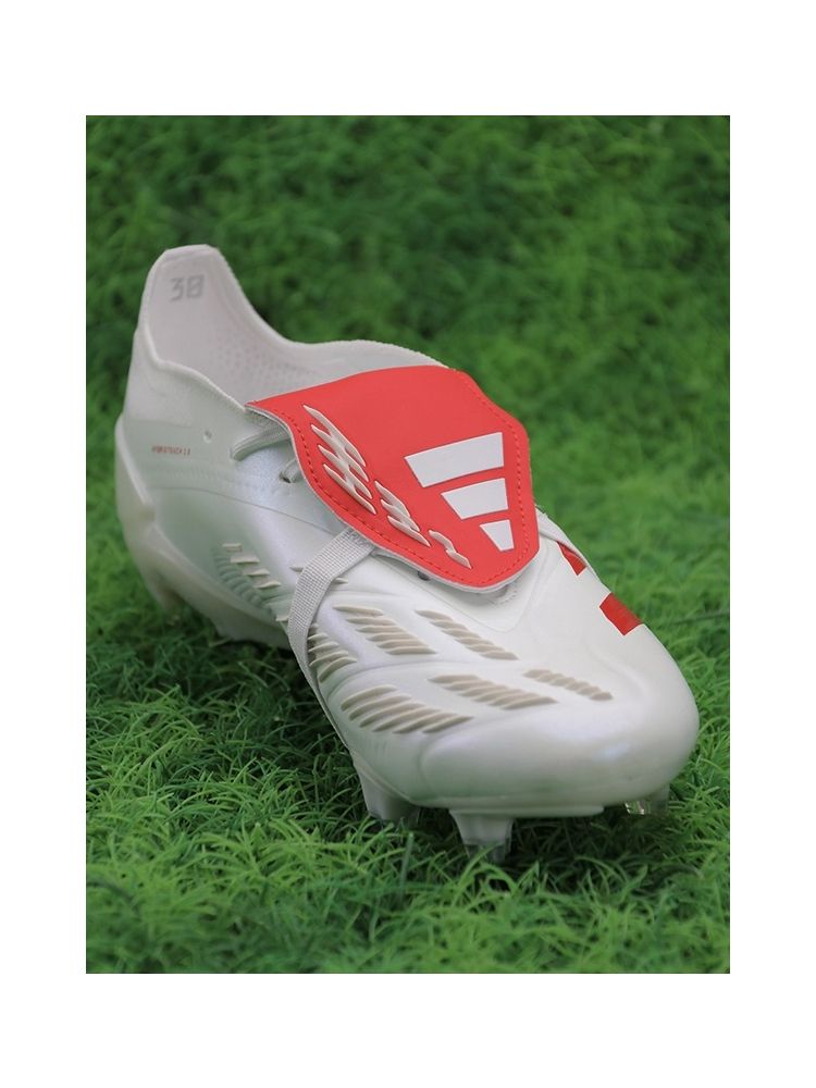adidas Predator Elite Fold-over Tongue FG PureStrike SE - White/Bright Red