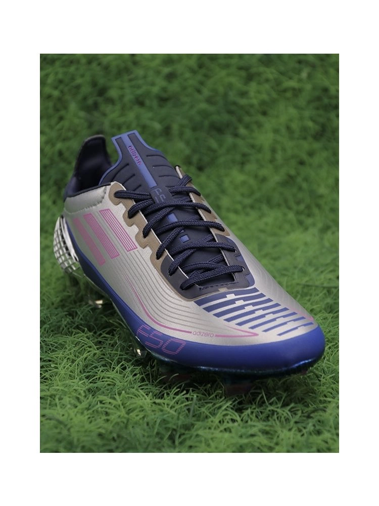 adidas F50 Ghosted FG UCL - Silver Metallic/Shock Pink/Collegiate Navy