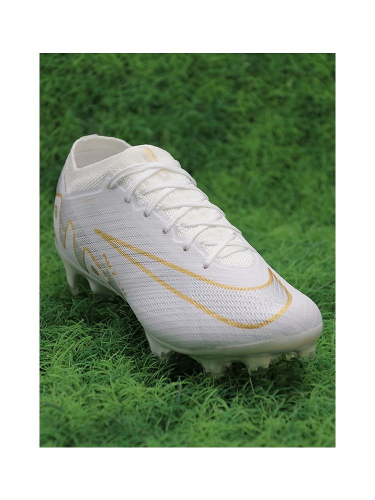 Nike Air Zoom Mercurial Vapor 15 Elite FG - White/Gold/Silver