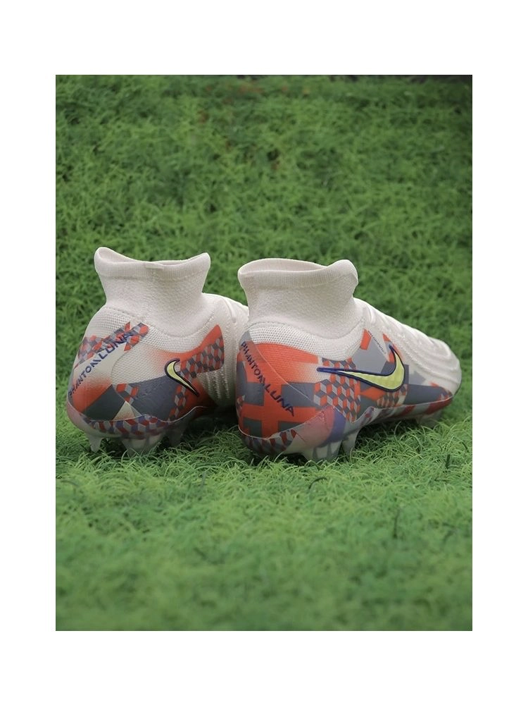 Nike Phantom Luna II Elite FG Barna - White/Lite Zitron